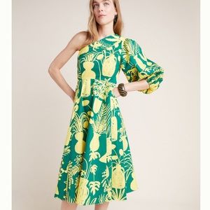 Anthropologie Whit One Shoulder Dress